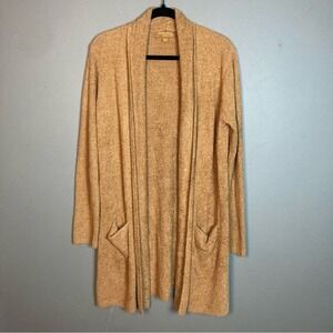 Barefoot Dreams Sweater cardigan  cozychic camel color‎ soft cozy stretchy Large
